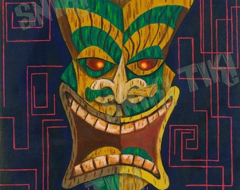 Tiki Art Originaldrucke - Design auswählen
