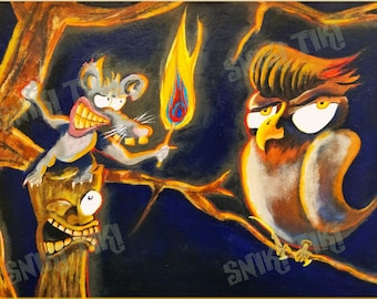 Tiki Art Originaldrucke - Design auswählen