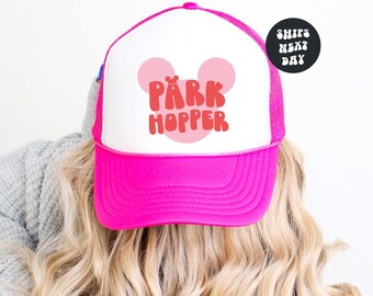 Disney Trucker Hat Disney Hat Girls Disney  Hat Women's Foam Trucker Hat WDW  Cap Park Hopper Disney  Gifts Disney Era Hat