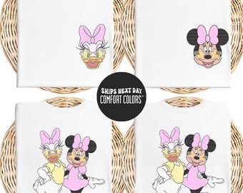 Matching Minnie And Daisy Besties Comfort Colors® Shirt Disney Besties Shirt Daisy And Minnie Sweatshirt Magical Kingdom Girls Trip Shirts