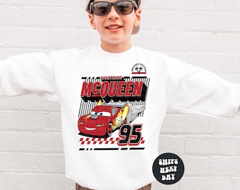 Kids Disney Cars Shirt Cars Sweatshirt Lightning McQueen Shirt Disney Cars T-Shirt Radiator Springs Shirt Rusteze Cars Sweatshirt