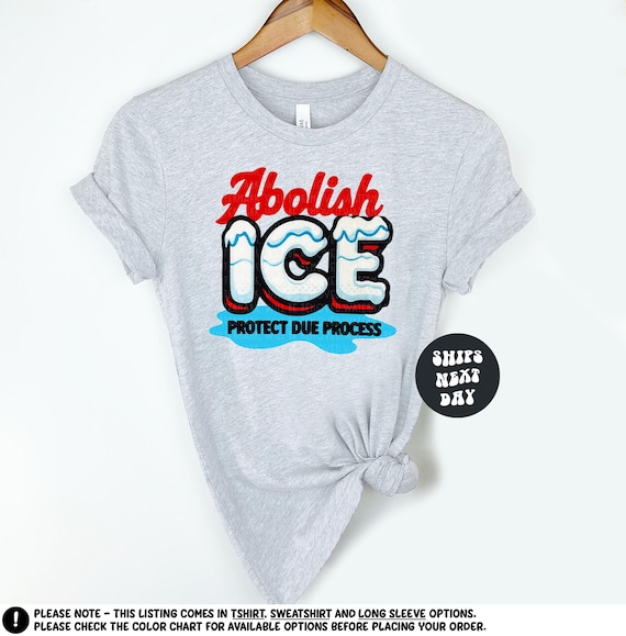 Protest Shirt Anti Ice Shirt Abolish Ice Shirt Resist Ice Protest Anti Trump Shirt Protect Due Process Pro Immigrant Social Justice Shirt