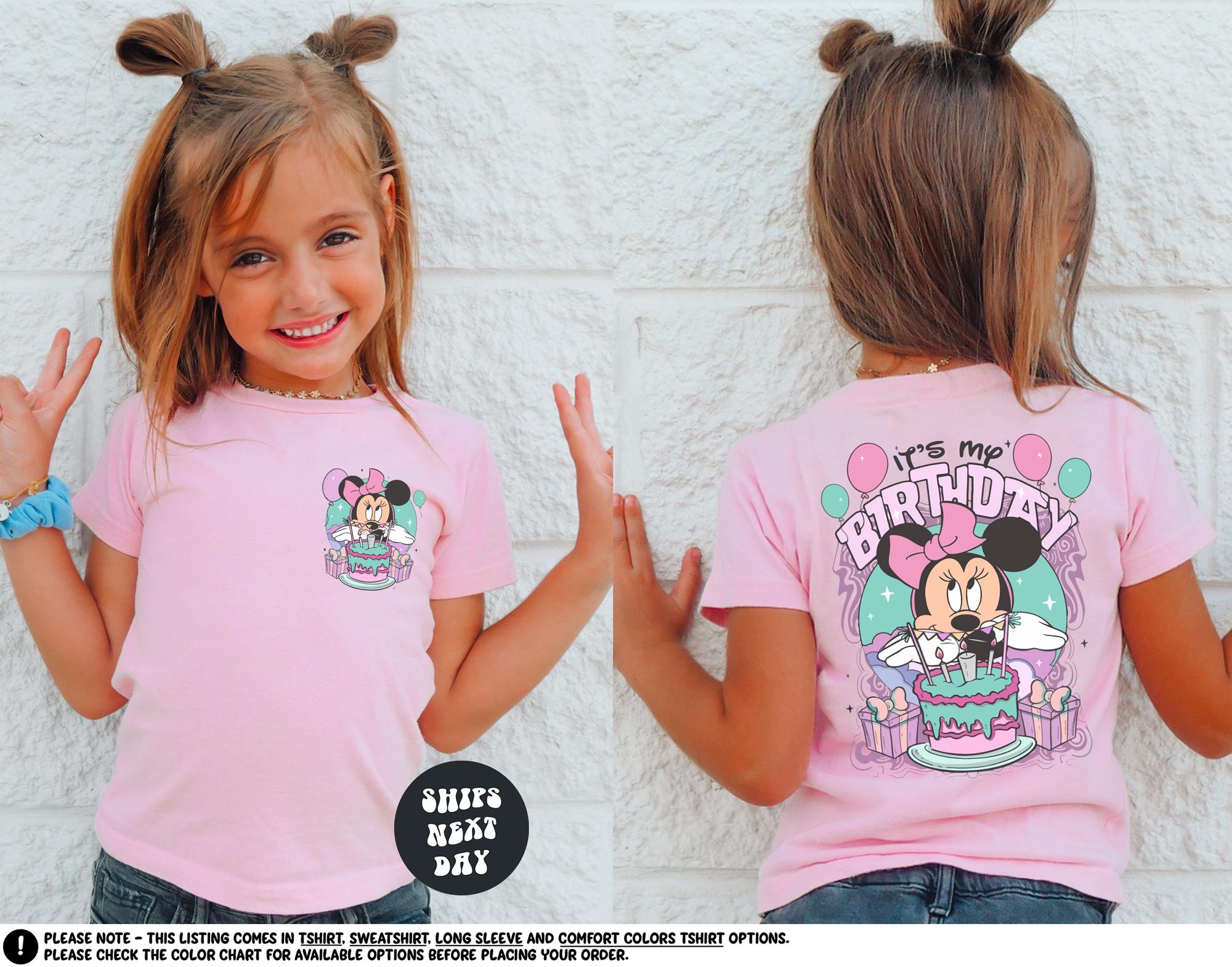 Discover Custom Disney Birthday Shirt Minnie It's My Birthday Disney Birthday Party Tee