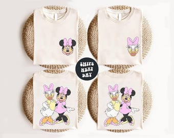 Matching Minnie And Daisy Besties Shirt Disney Besties Shirt Daisy Duck And Minnie Mouse Sweatshirt Magical Kingdom Shirt Girls Trip Shirts