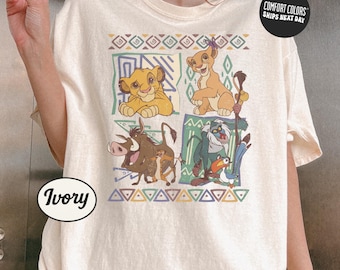 Disney Lion King Shirt Comfort Colors Retro Disney Shirt Simba Shirt Hakuna Matata Lion King Shirt Disney Safari  Shirt  Tee