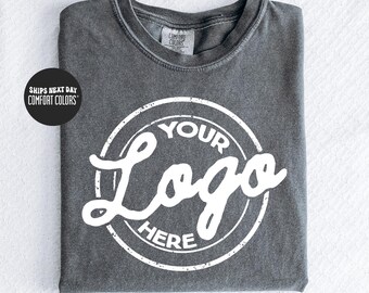 Custom Logo Comfort Colors® Shirt Personalized Company Shirt Business Logo Company Logo Sweatshirt Employees Shirt Logo Custom Brand Shirts