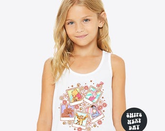 Disney Winnie the Pooh Tank Top Retro Disney Pooh Bear Jersey Tank Top Pooh Bear and Friends Comfort Colors® Tank Top Toddler Disney Tanks