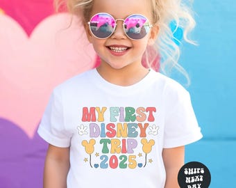 Disney Shirt My First Disney Trip Toddler Sweatshirt First Disney Trip Kids Shirt Disney Family Matching Tee Disney Minnie Mickey Sweatshirt