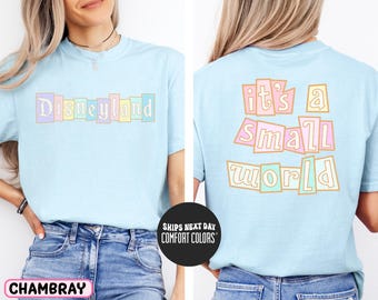 Disneyland Comfort Colors® Shirt Retro Disneyland Shirt Magical Kingdom Disney Sweatshirt Matching Disneyland Trip Shirt Pastel Disney Shirt