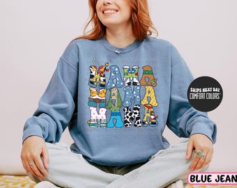 Disney Mama Toy Story Comfort Colors® Shirt Mama Shirt Toy Story Mama Sweatshirt Retro Disney Mama Shirt Mothers Day Gift For Mom Disney Mom