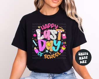 Last Day Of School Shirt Schools Out For Summer Toddler Shirt Teachers Last Day Of School Shirt Teacher Shirt Hello Summer Vacation Shirt