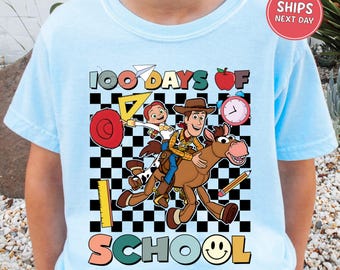 Toy Story 100 Days of School Shirt Jessie And Woody Toys 100 Days of School Shirt Disney School Jessie Woody 100 Days Shirt Disney 100 Days