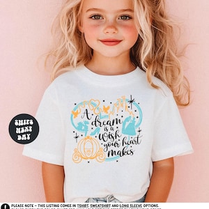 Disney Cinderella Shirt Disney Princess Shirt A Dream Is A Wish Shirt Fairy Tale Shirt Vintage Cinderella Disney Shirt Castle Magic Shirt