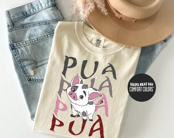 Disney Pua Comfort Colors® Shirt Disney Moana Pua Shirt Disney Princess Moana Shirt Disney Vacation Disney Princess Shirt