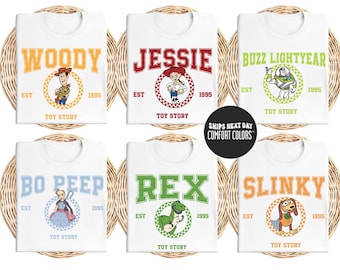 Disney Toy Story Comfort Colors® Shirt Matching Toy Story Family Shirts Pixar Toy Story Woody Jessie Shirt Matching Toy Story Sweatshirt