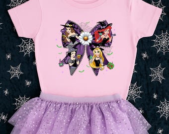 Disney Princess Halloween Sweatshirt Princess Horror Princess Shirts Witches Girls Halloween Party Princess Halloween Coquette Sweatshirt