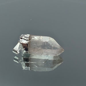 Quartz Pendant, Clear Quartz Pendant, Silver Quartz Pendant, Raw Quartz, Quartz Necklace, Clear Quartz Cristal Necklace, Raw Cristal Quartz
