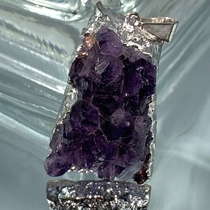 Raw Amethyst , Amethyst Necklace, Amethyst Pendant, Amethyst Jewelry, Raw Amethyst Pendant, Amethyst Crystal Necklace, February Birthstone.