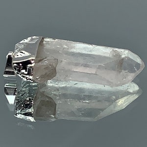 Quartz Pendant, Clear Quartz Pendant, Silver Quartz Pendant, Raw Quartz, Quartz Necklace, Clear Quartz Cristal Necklace, Raw Cristal Quartz