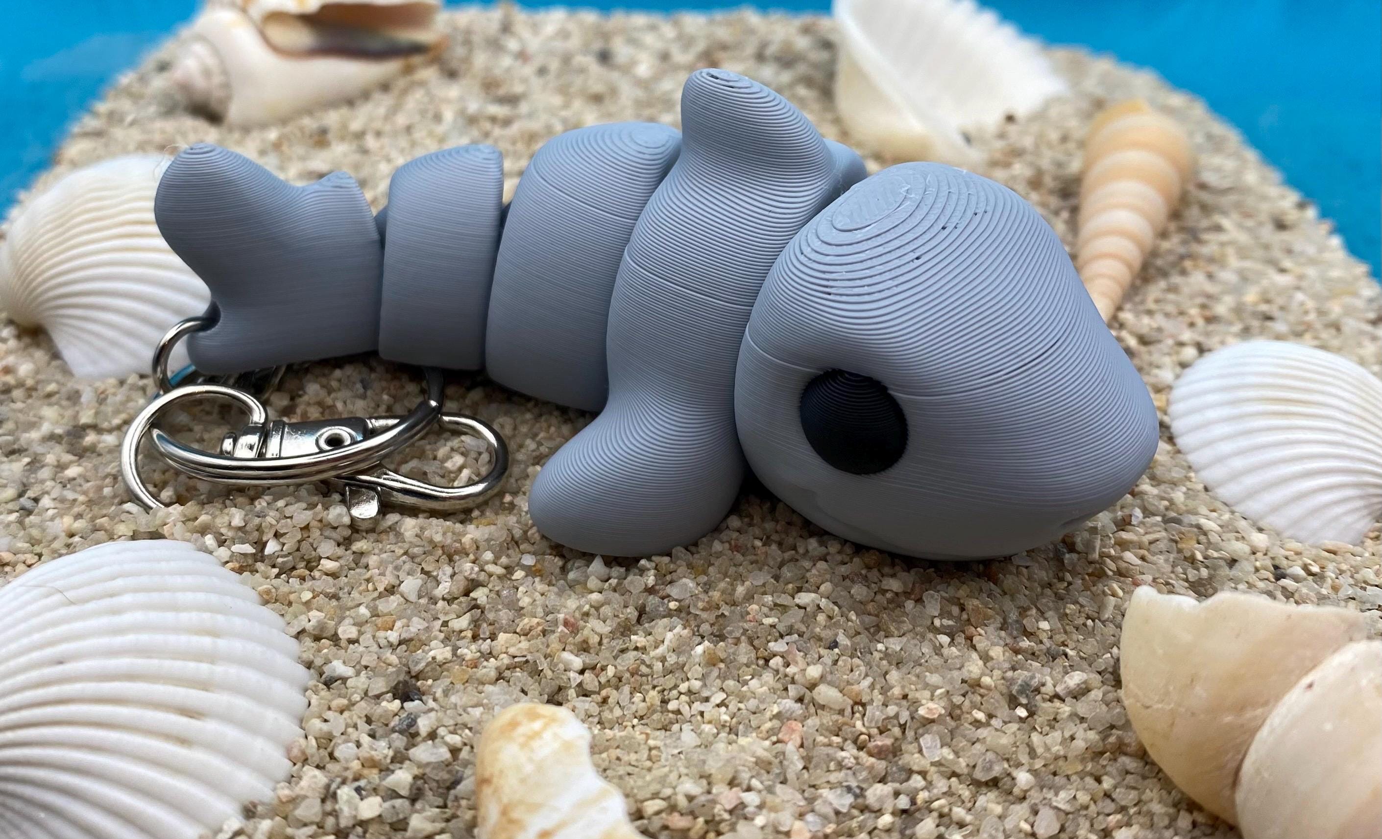 3D Printed Articulated Shark Keychain - Etsy