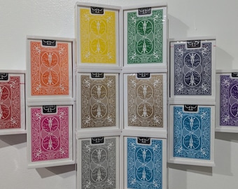 Expositor modular de cartas de juego: inclinado