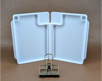 Platos mezcladores de pintura plegables medianos con clip: cierre magnético, para viajes, para pintura al aire libre.