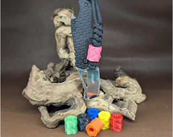 Cuenta de paracord EDC indestructible / "Chevron" - 1 pieza