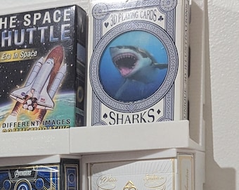 Expositor modular de cartas de juego: parte superior