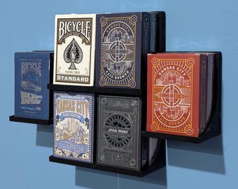 Expositor modular de cartas de juego: doble baraja