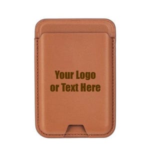 Carteira MagSafe para iPhone 12+ – Porta-cartões - Couro sintético personalizável