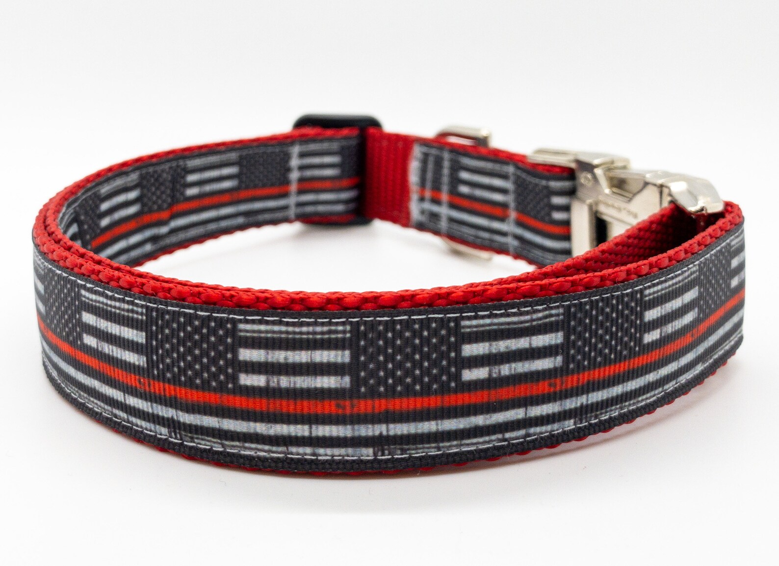 Personalized Firefighter Dog Collar Custom Laser Engraved Etsy