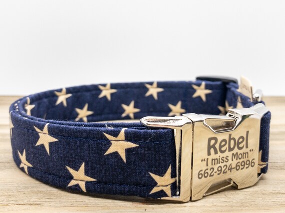 Patriotic cheap dog collar