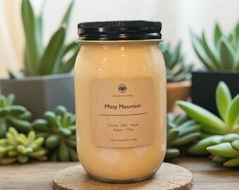 Misty Mountain Scented Soy Candle