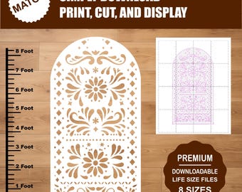 Papel Picado Arch – Template | Printable DIY Decor (Digital Download)