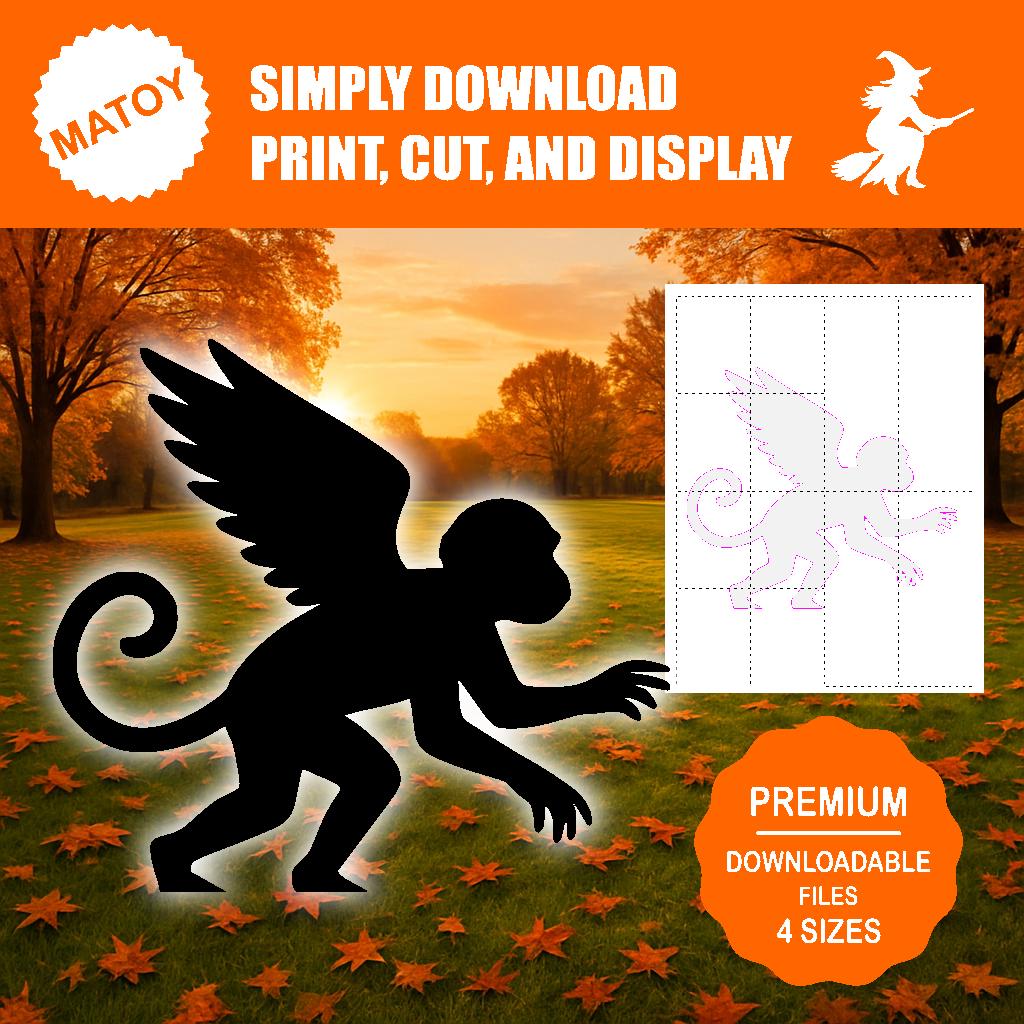 Flying Monkey Party and Wall Decor | Printable Life-size