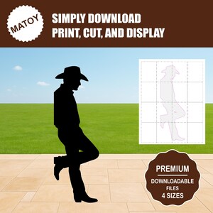 Cardboard People Cowgirl Silhouette – Lebensgroßer Pappaufsteller Für Party & Deko