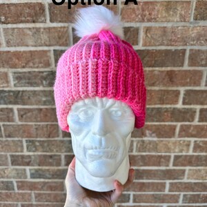 Ribbed Crochet Beanie