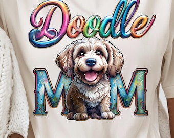 Doodle Mom PNG, Doodle Mom Shirt png, Doodle Mom Gift, Sublimation Design, Instant Download, Printable Tshirt PNG