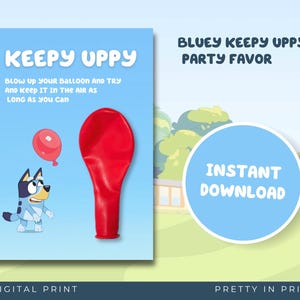 Bluey Keepy Uppy Bomboniere / Festa per bambini / Festa di compleanno