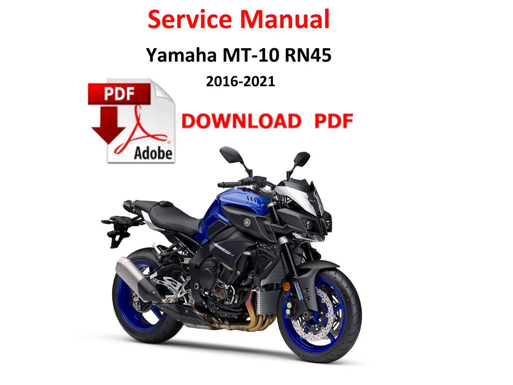 新品 MT-10 2022〜 サービスマニュアル YAMAHA OEM 2022 MT10 SERVICE MANUAL - LIT-11616-35-64