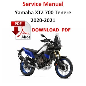 Yamaha XTZ 700 Tenere 2020 - 2021 PDF Service Manual Repair Guide workshop Pages 472 moto Motorrad Handbuch