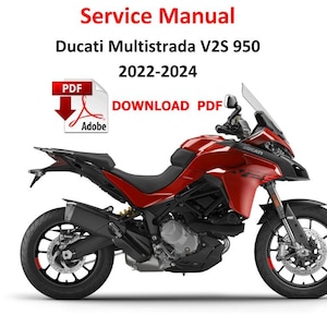 Ducati Multistrada V2S 2022 - 2024  950  PDF Service Digital Manual Repair Guide workshop Pages 1837 Motorrad Handbuch