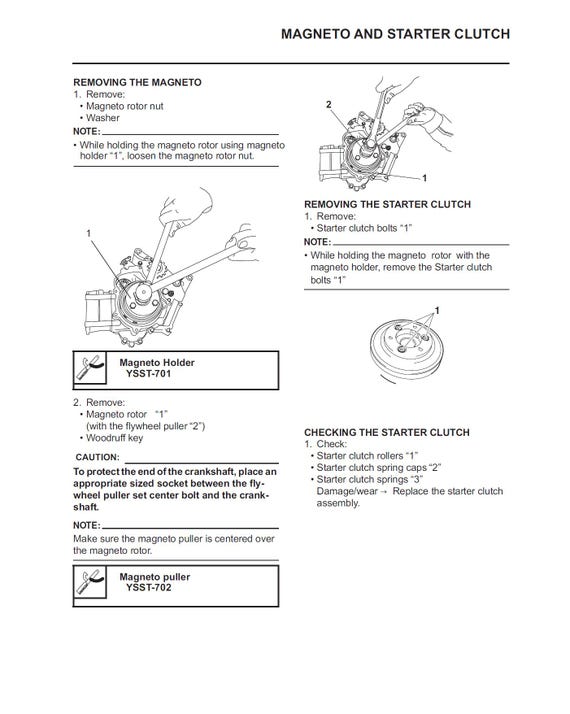 Yamaha YZF-R15 2008-2013 PDF Service Manual Repair Guide Workshop