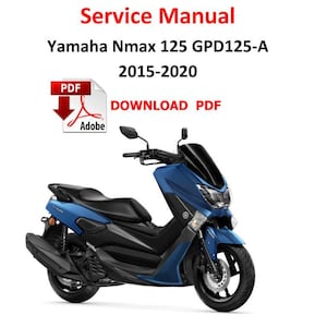 Yamaha Nmax 125 GPD-125 2015 - 2020 Manual de ABS PDF Manual de serviço Oficina de reparo Páginas 444 N-max GDP125A gdp 125 um guia