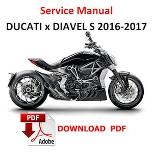 Ducati xDiavel S PDF Service Manual Repair workshop xDiavelS x Diavel S Digital guide Motorrad Werkstatthandbuch