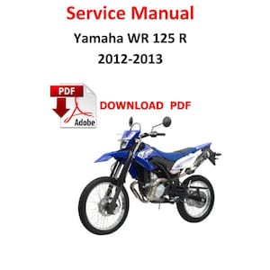 Yamaha WR125 2012 - 2013 PDF Service Manual Repair workshop Pages 372  Motorrad Werkstatthandbuch
