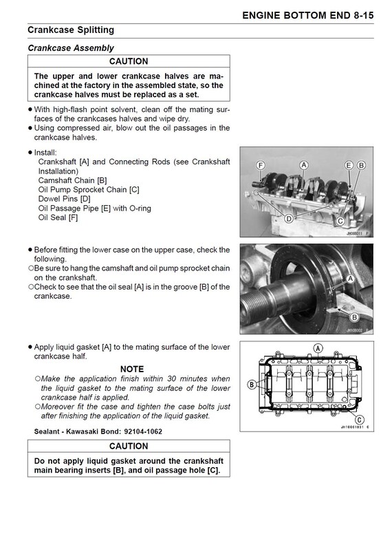 Kawasaki Ultra 250X 2007 - 2009 PDF Service Manual 509 Pages