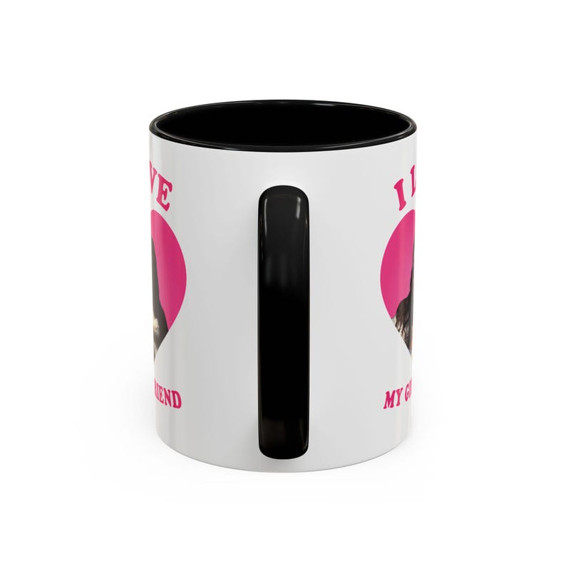 I love my girlfriend Priscilla Delgado as Angel retro heart Mug, Priscilla Delgado as Angel Design Accent Ceramic Mug, (11oz) image 7