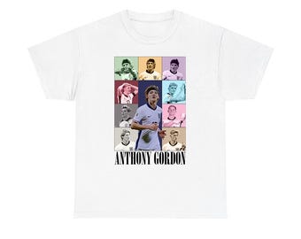 Maglietta unisex Anthony Gordon The Eras Tour, felpa girocollo divertente da calcio, maglietta
