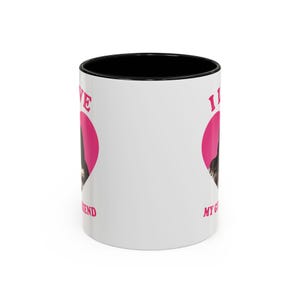 I love my girlfriend Priscilla Delgado as Angel retro heart Mug, Priscilla Delgado as Angel Design Accent Ceramic Mug, (11oz) image 6
